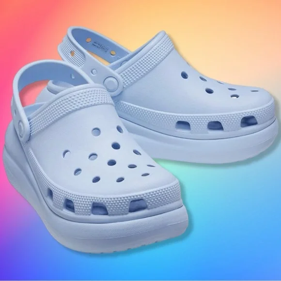NWT CROCS - CRUSH CLOG - PLATFORM - BLUE CALCITE - Picture 2 of 12